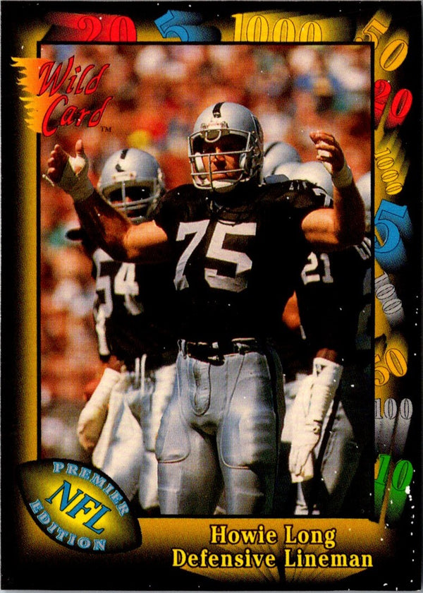 1991 Wild Card 20 Stripe Howie Long #107