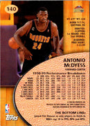 1999 Stadium Club Antonio McDyess