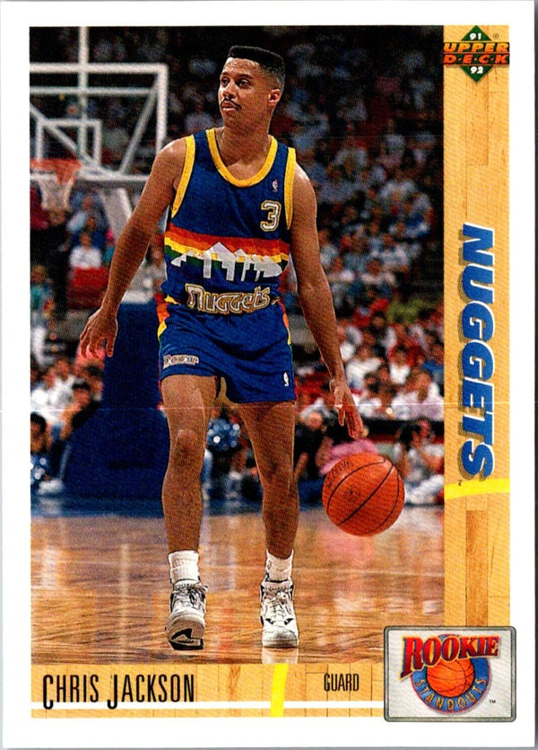 1991 Upper Deck Rookie Standouts Chris Jackson #R17