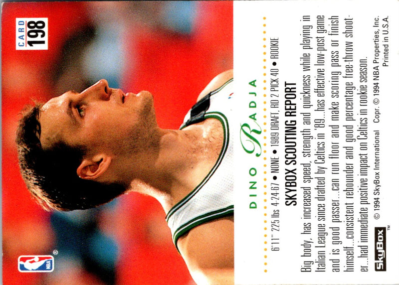 1993 SkyBox Dino Radja