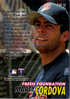 1996 Ultra Fresh Foundations Marty Cordova #2