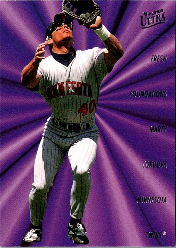1996 Ultra Fresh Foundations Marty Cordova #2