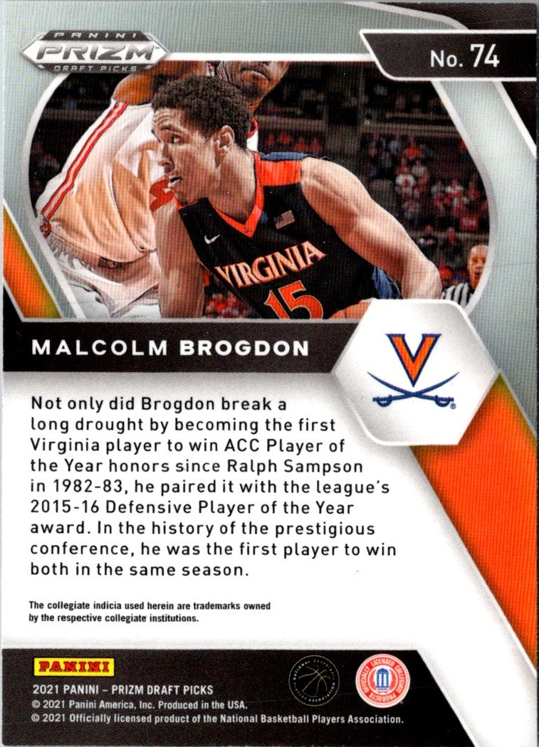 2021 Panini Prizm Draft Picks Ruby Wave Malcolm Brogdon