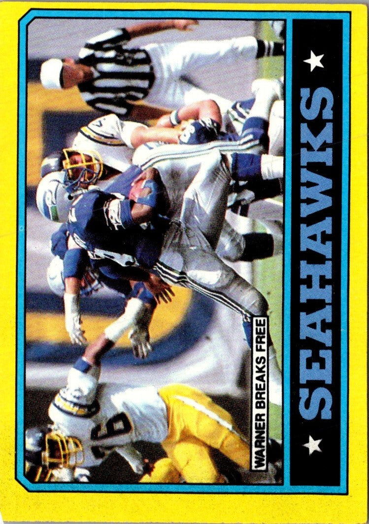 1986 Topps Seattle Seahawks Helmet