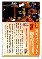 1993 Topps Dikembe Mutombo #262