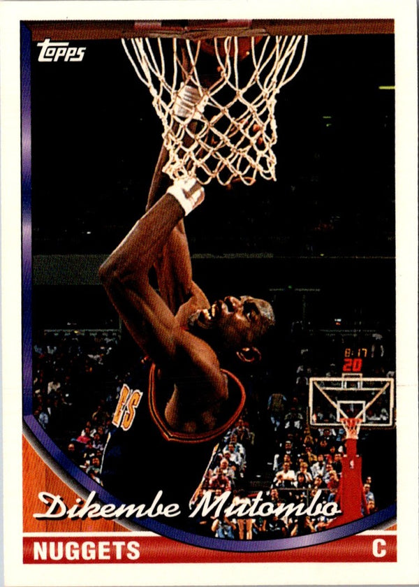 1993 Topps Dikembe Mutombo #262