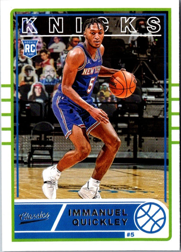 2020 Panini Flux Rookie Influx Immanuel Quickley #6