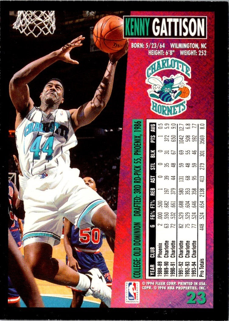 1994 Fleer Kenny Gattison