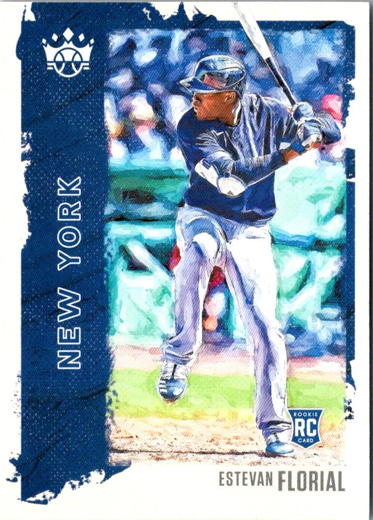 2021 Panini Diamond Kings Blue Estevan Florial