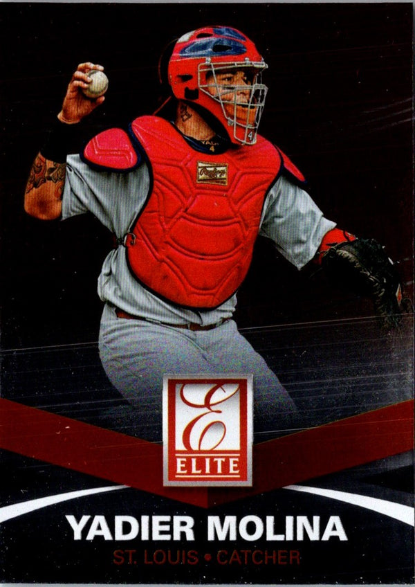 2015 Panini Elite Yadier Molina #55