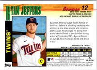 2021 Bowman Heritage Ryan Jeffers #12 Rookie