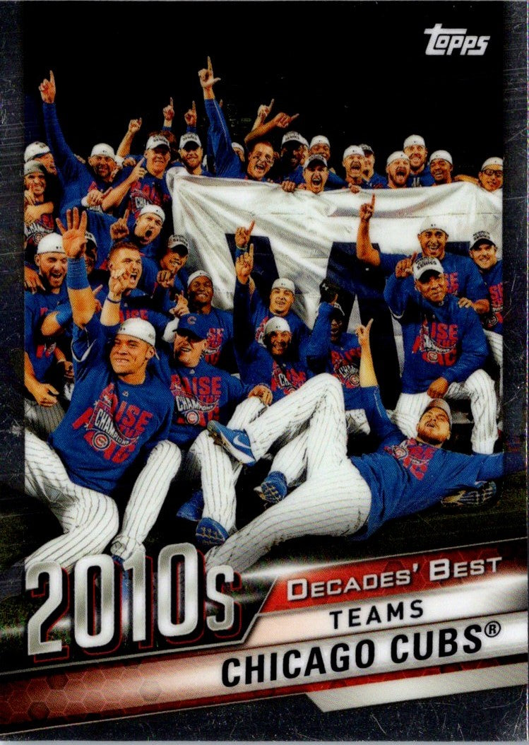 2020 Topps Decades' Best Chrome Chicago Cubs