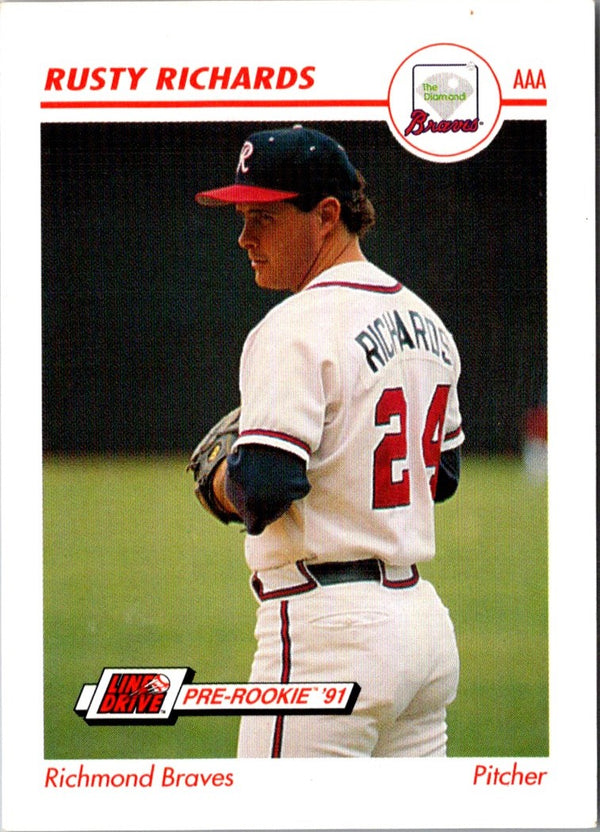 1991 Line Drive AAA Rusty Richards #439