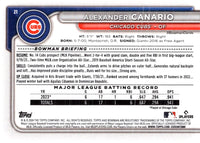 2024 Bowman Green Pattern Alexander Canario #21