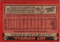 1986 Topps Jay Howell #115