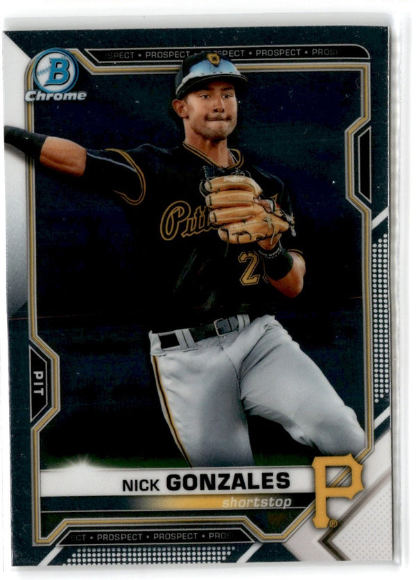 2021 Bowman Chrome Prospects Nick Gonzales #BCP-34