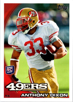2010 Topps Anthony Dixon #307 Rookie