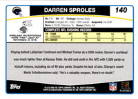 2006 Topps Darren Sproles #140