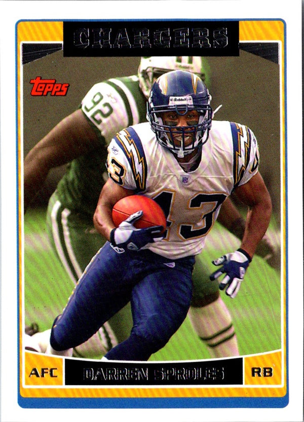 2006 Topps Darren Sproles #140