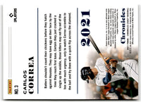 2021 Panini Chronicles Carlos Correa #3