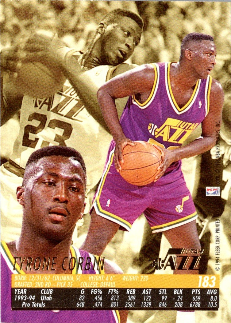 1994 Ultra Tyrone Corbin