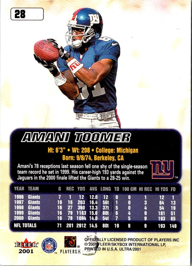 2001 Ultra Amani Toomer