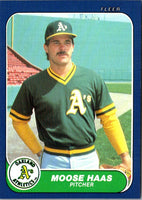 1986 Fleer Update Moose Haas #U-48