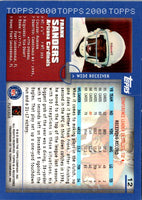 2000 Topps Collection Frank Sanders #12