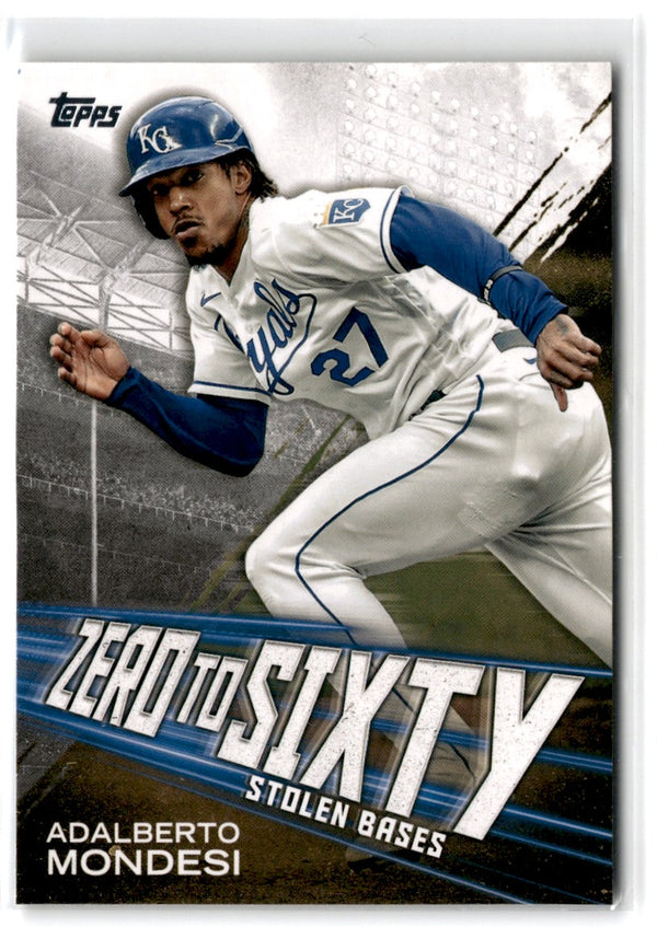 2021 Topps Zero to Sixty Adalberto Mondesi #ZTS-16