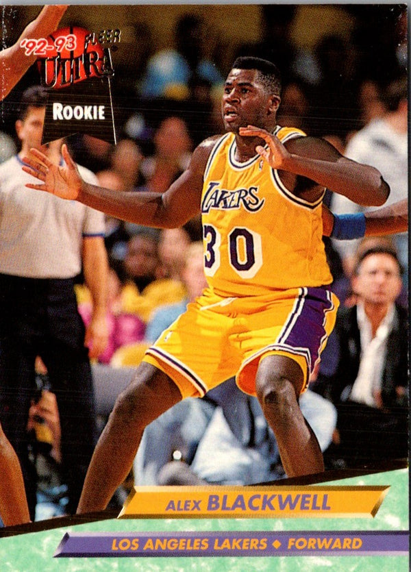 1992 Ultra Alex Blackwell #285 Rookie