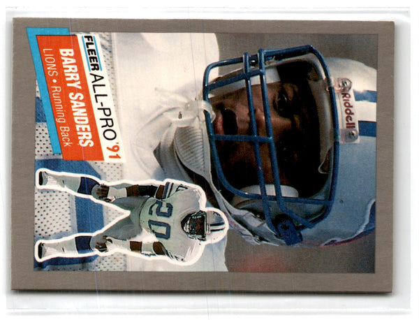 1991 Fleer All-Pro Barry Sanders #9