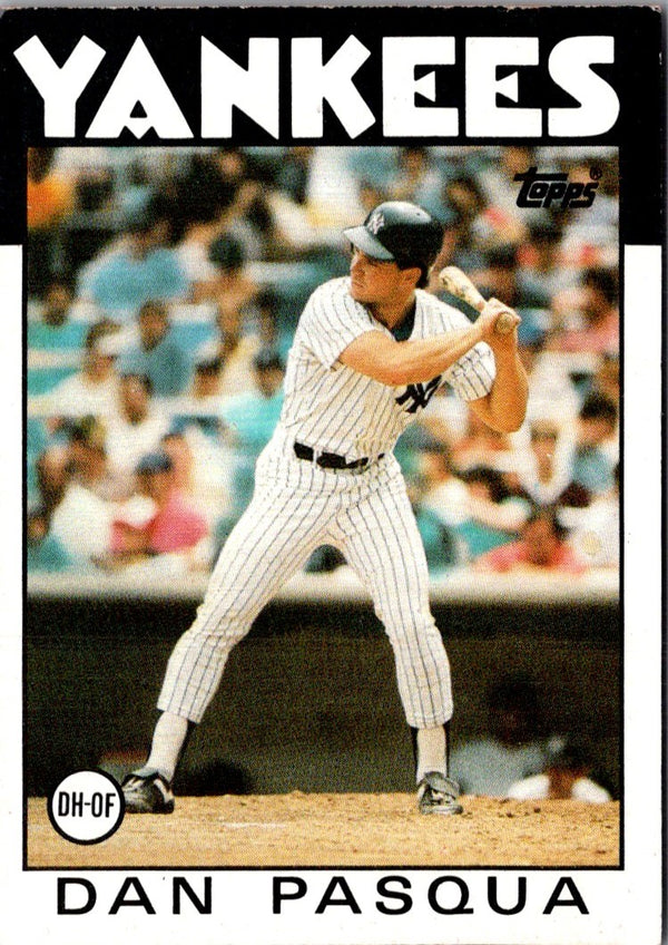 1986 Topps Dan Pasqua #259