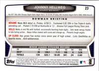 2013 Bowman Draft Picks & Prospects Johnny Hellweg #23 Rookie