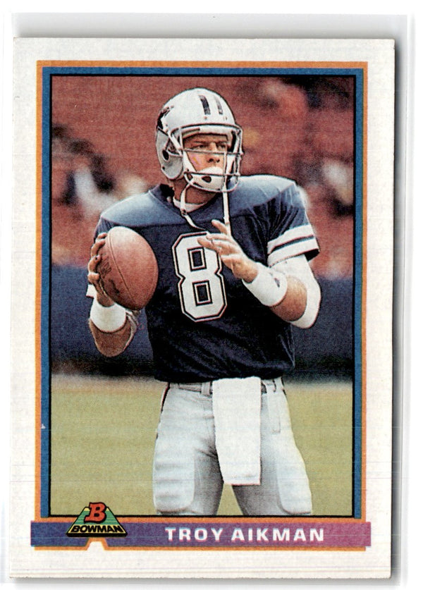 1991 Bowman Troy Aikman #113