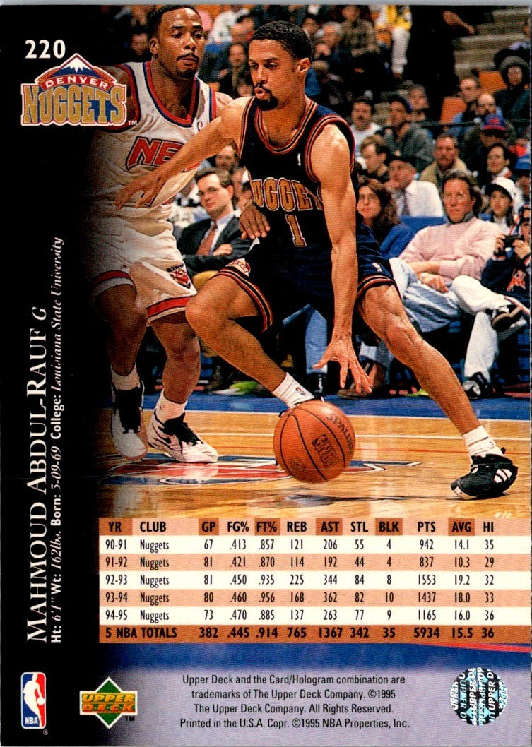 1995 Upper Deck Mahmoud Abdul-Rauf