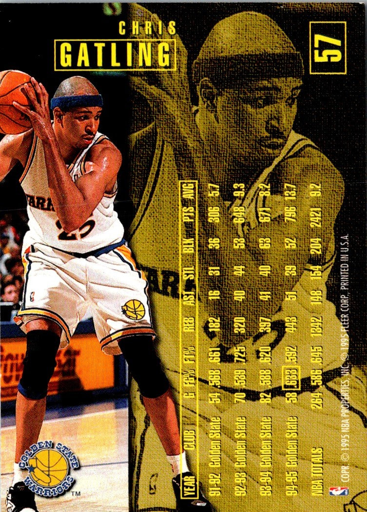 1995 Fleer European Chris Gatling