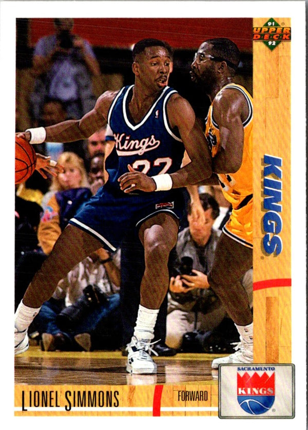 1991 Upper Deck Lionel Simmons #375