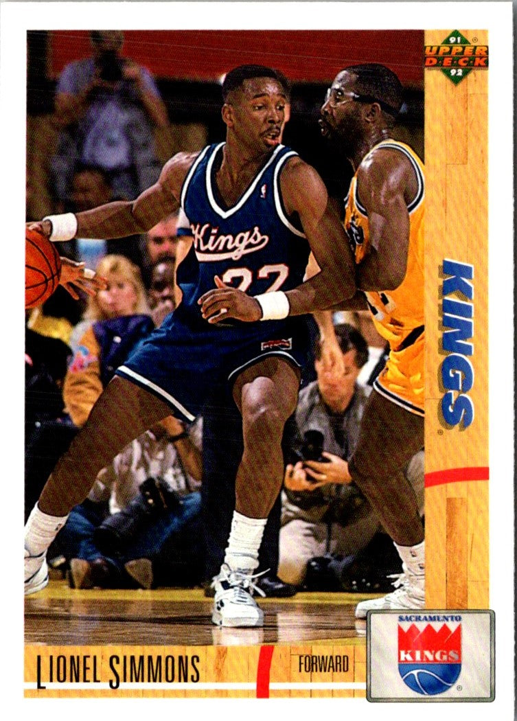 1991 Upper Deck Lionel Simmons