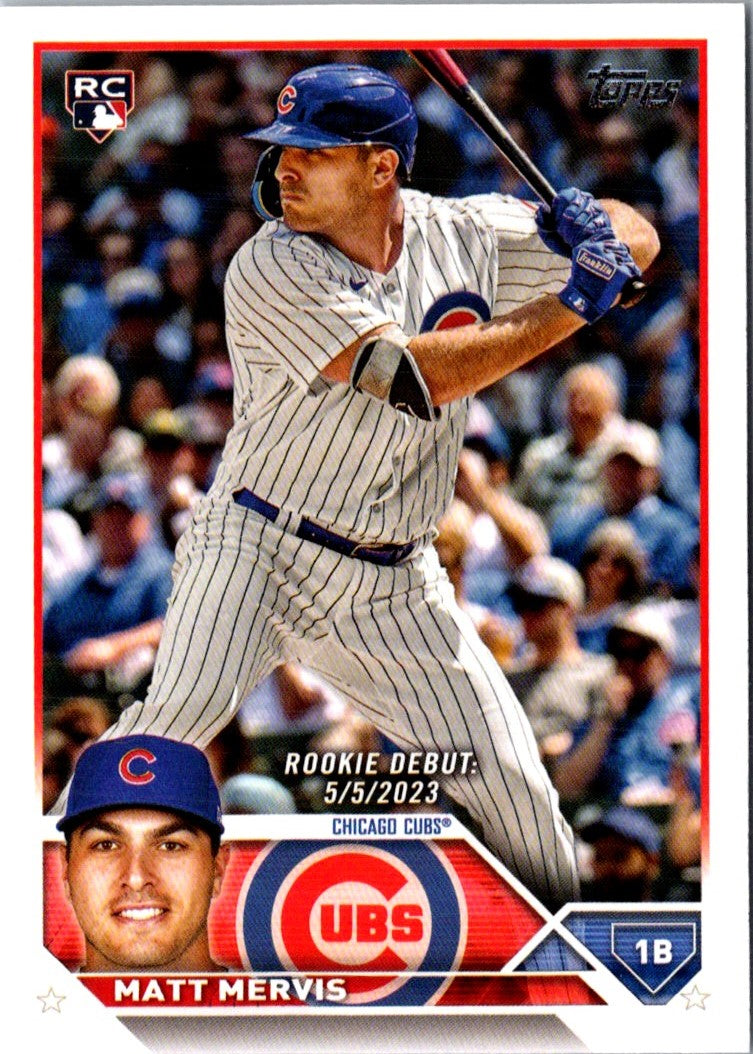 2023 Topps Update Matt Mervis