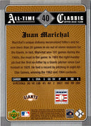 2002 Upper Deck Sweet Spot Classics Juan Marichal