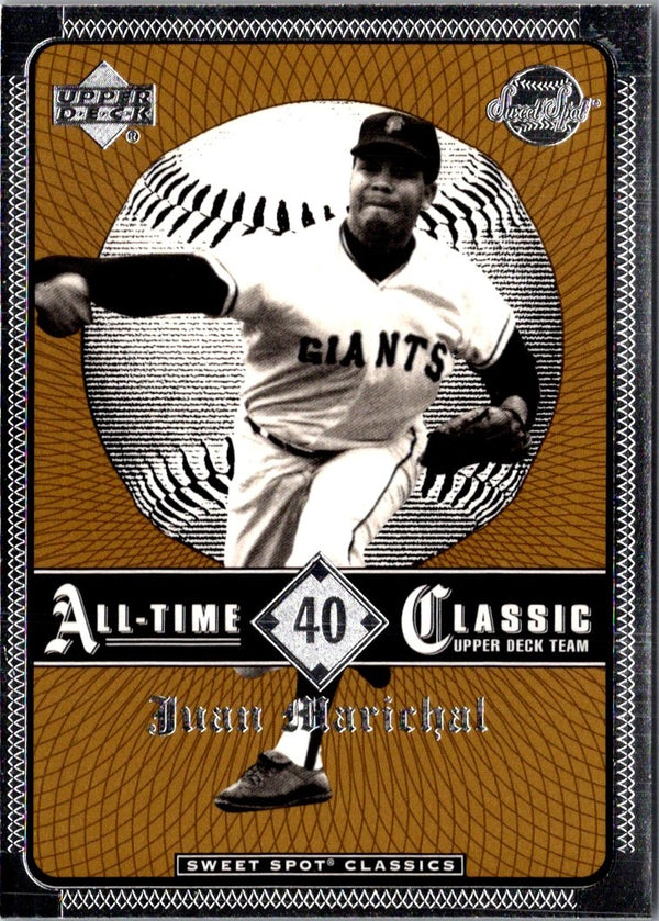 2002 Upper Deck Sweet Spot Classics Juan Marichal #40