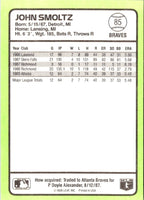 1989 Donruss Baseball's Best John Smoltz #85