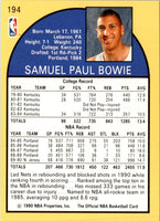 1990 Hoops Sam Bowie #194
