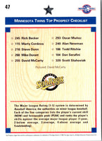 1992 Upper Deck Minors David McCarty #47