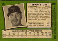 2020 Topps Heritage Trevor Story #350