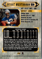 1997 Topps Gallery Bryant Westbrook #5 Rookie