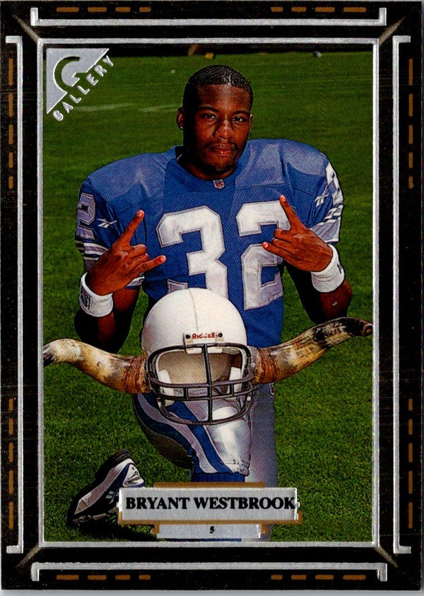 1997 Topps Gallery Bryant Westbrook #5 Rookie