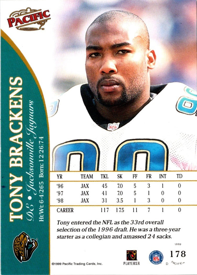 1999 Pacific Tony Brackens