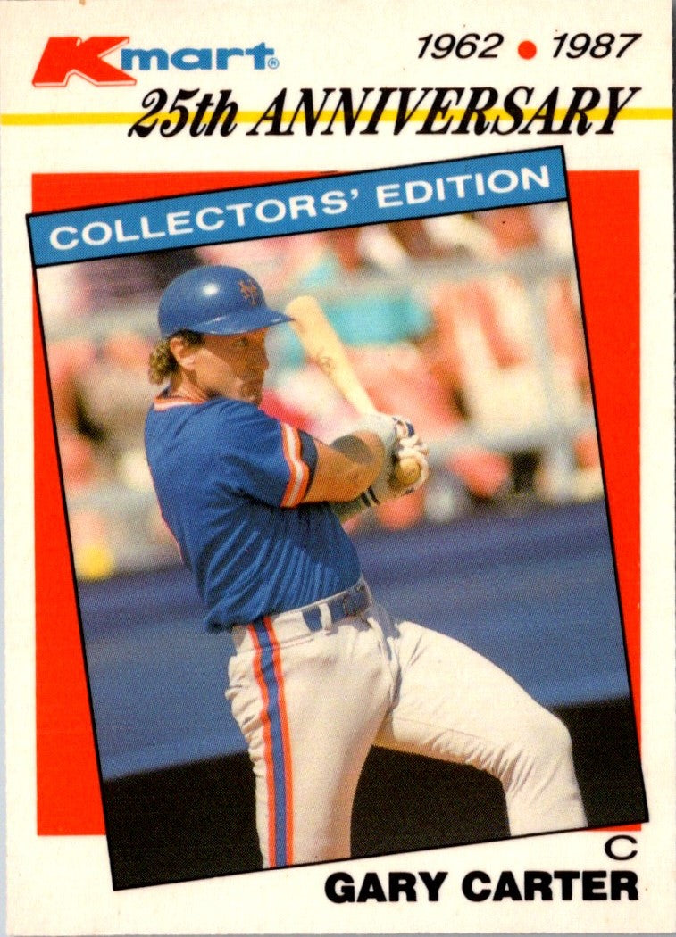 1987 Topps Kmart 25th Anniversary Gary Carter