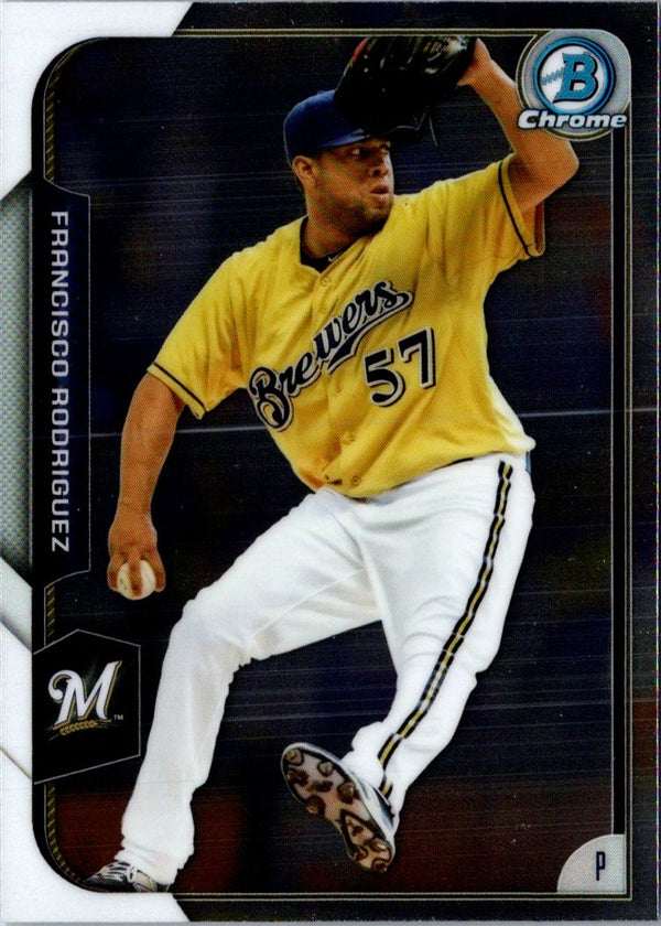 2015 Bowman Chrome Francisco Rodriguez #126